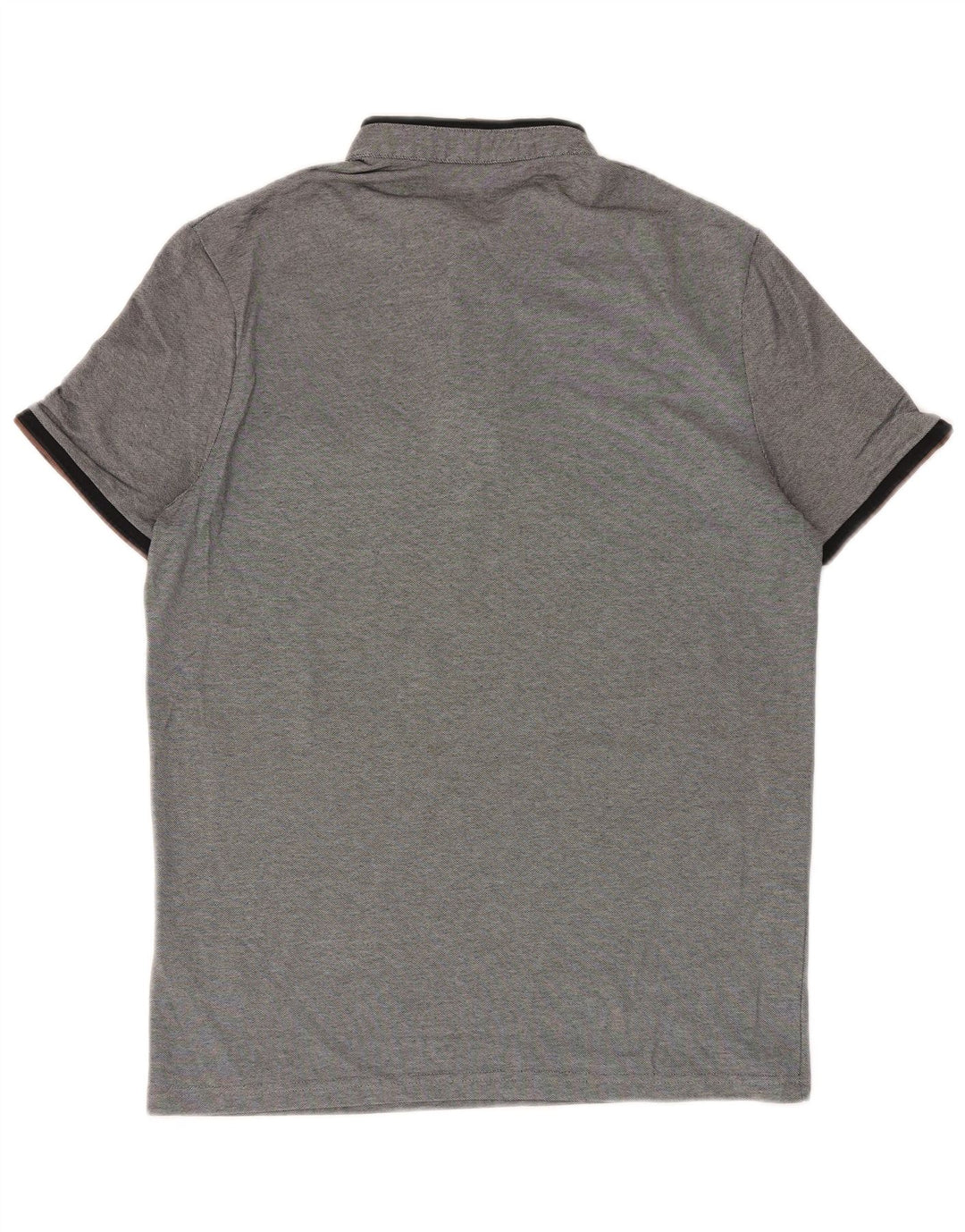 Camisa polo masculina Jules algodão cinza médio