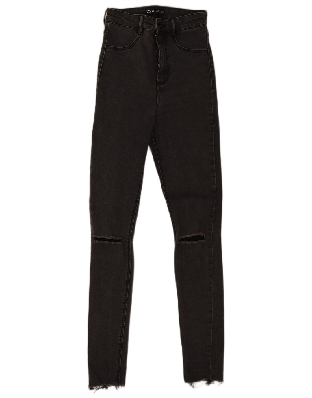 Calça jeans skinny feminina Zara EU 32 2XS W22 L27 cinza