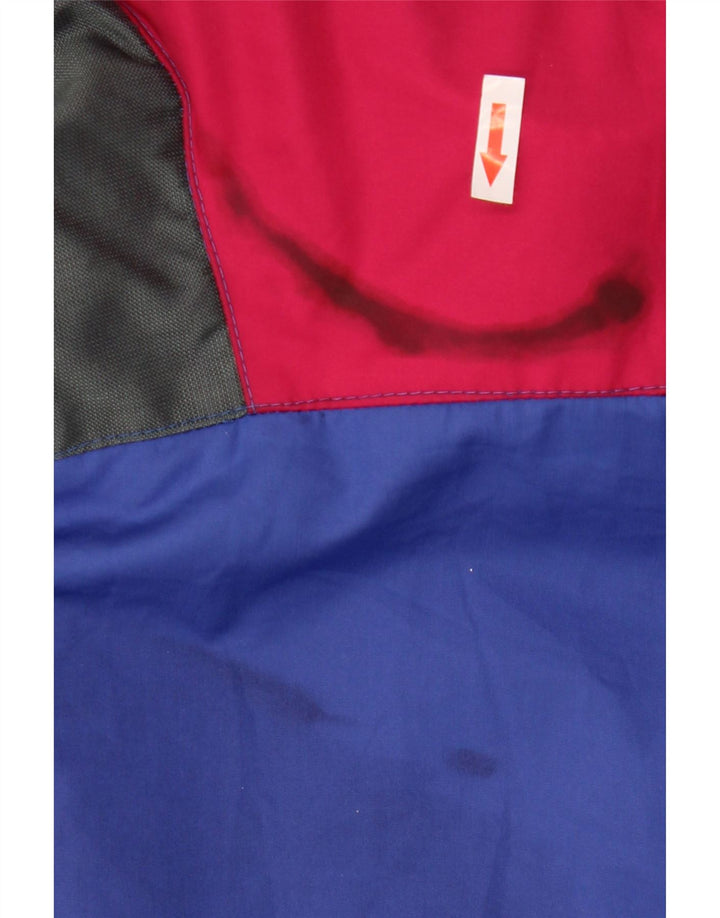 Jaqueta masculina Bailo com capuz Anorak Ski UK 36 pequeno bloco colorido multicolorido