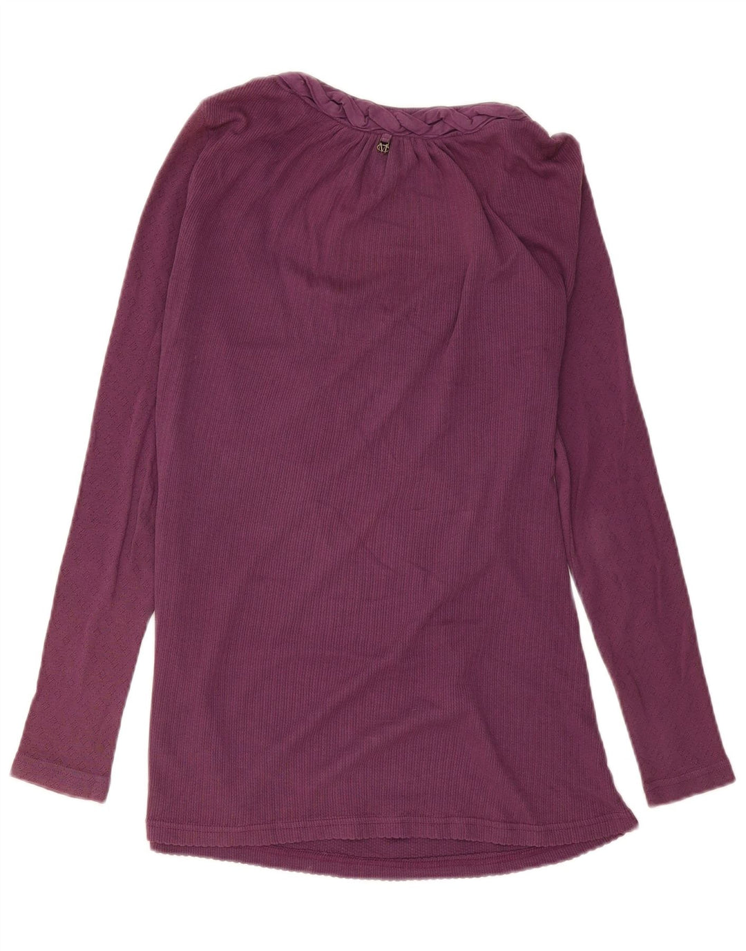 Top feminino Marlboro Classics manga comprida UK 14 grande roxo