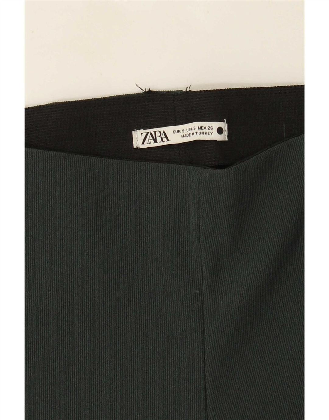 Zara Womens Flare Leggings Reino Unido 8 Pequeno Verde