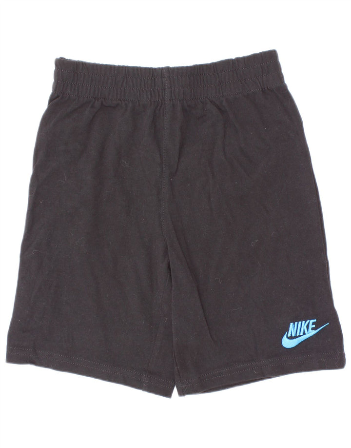 Shorts esportivos Nike Boys 5-6 anos médio preto algodão