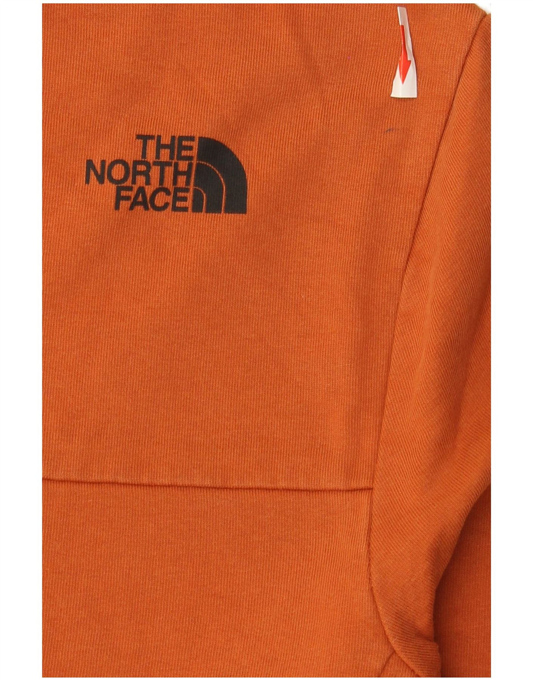 Moletom masculino The North Face, moletom médio laranja algodão