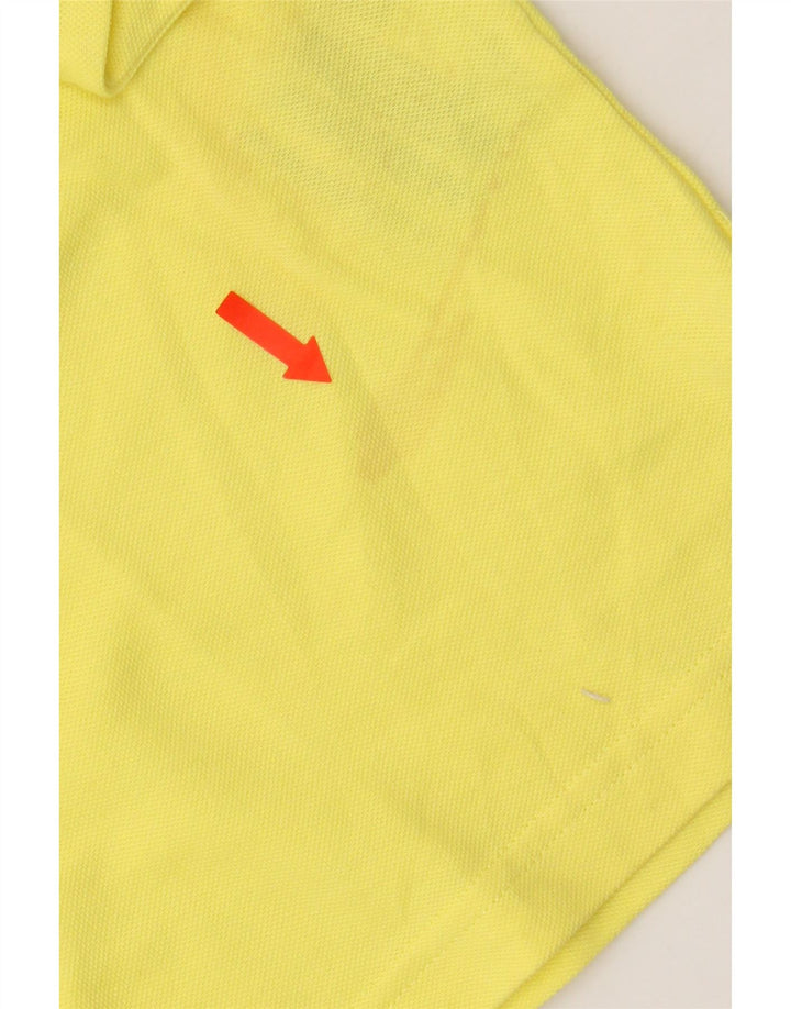 DIADORA Mens Polo Shirt XL Yellow Cotton Vintage Diadora and Second-Hand Diadora from Messina Hembry 