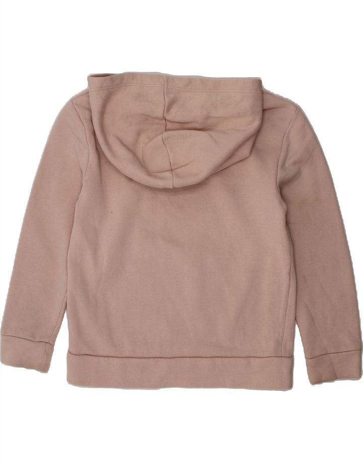 PUMA Girls Graphic Hoodie Jumper 7-8 Years Pink Cotton Vintage Puma and Second-Hand Puma from Messina Hembry 