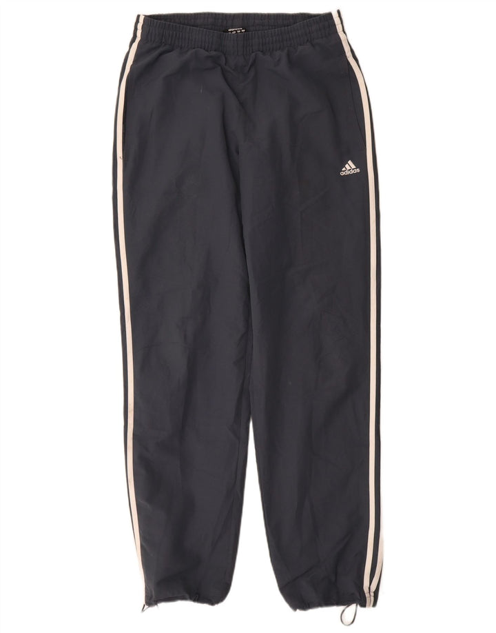 Adidas Mens Treino Calças Joggers Pequeno Poliéster Azul Marinho