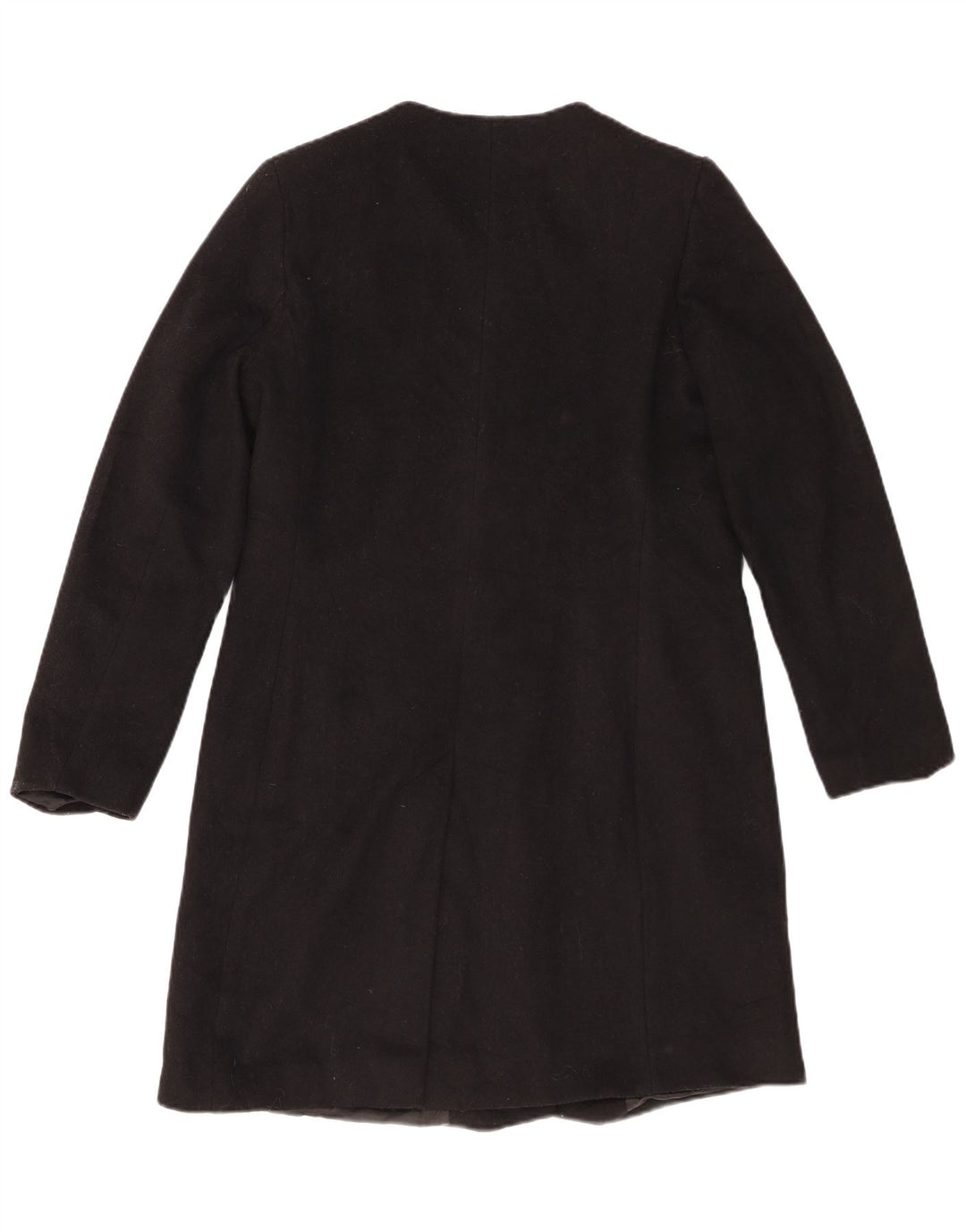Sobretudo feminino Ralph Lauren US 10 grande lã preta