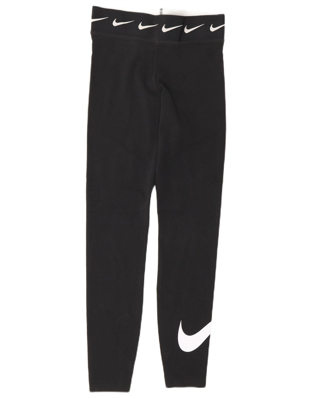 Leggings Nike Femininas Gráficas UK 10 Pequenas Algodão Preto