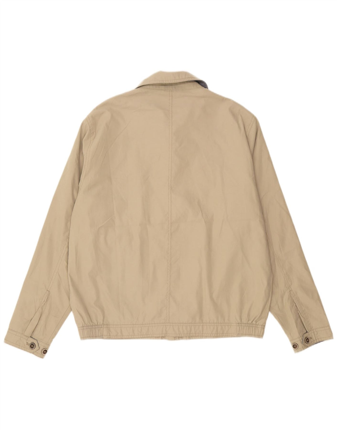 Jaqueta bomber masculina Marks & Spencer Reino Unido 40 grande poliéster bege