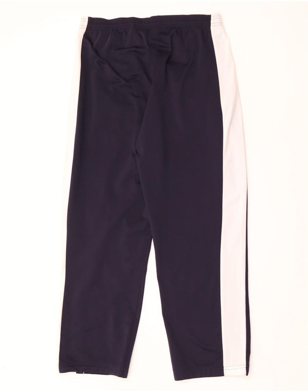 Calça de treino masculina Puma grande azul marinho colorblock poliéster