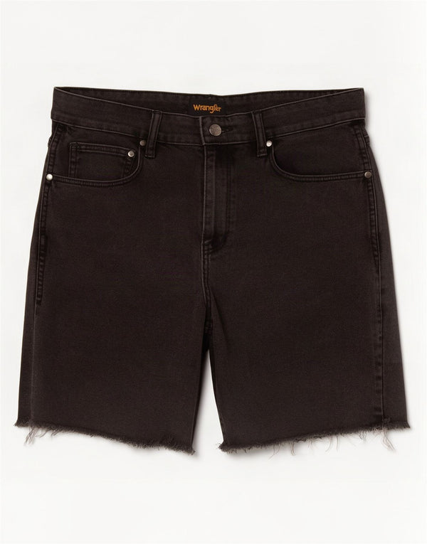 Shorts jeans masculino Wrangler W34 grande preto
