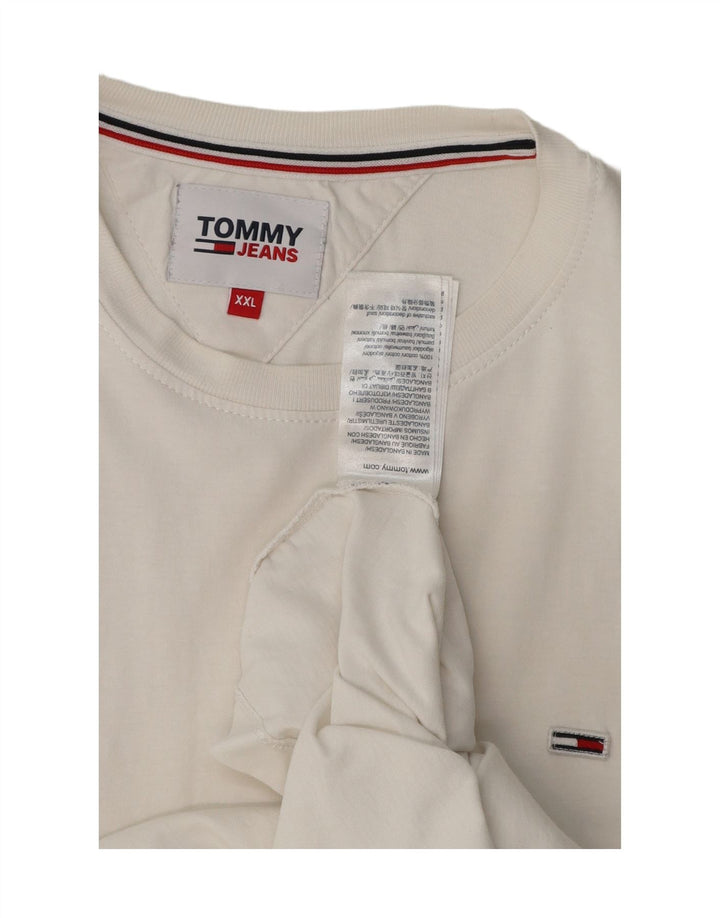 Camiseta masculina TOMMY HILFIGER 2XL algodão branco