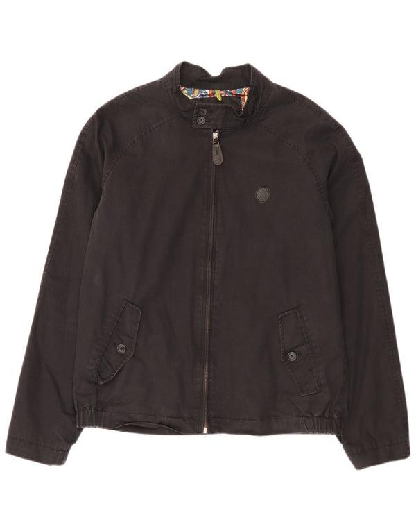 Jaqueta bomber masculina Pretty Green UK 38 preta média