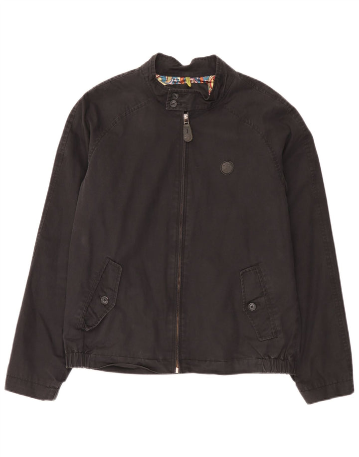 Jaqueta bomber masculina Pretty Green UK 38 preta média