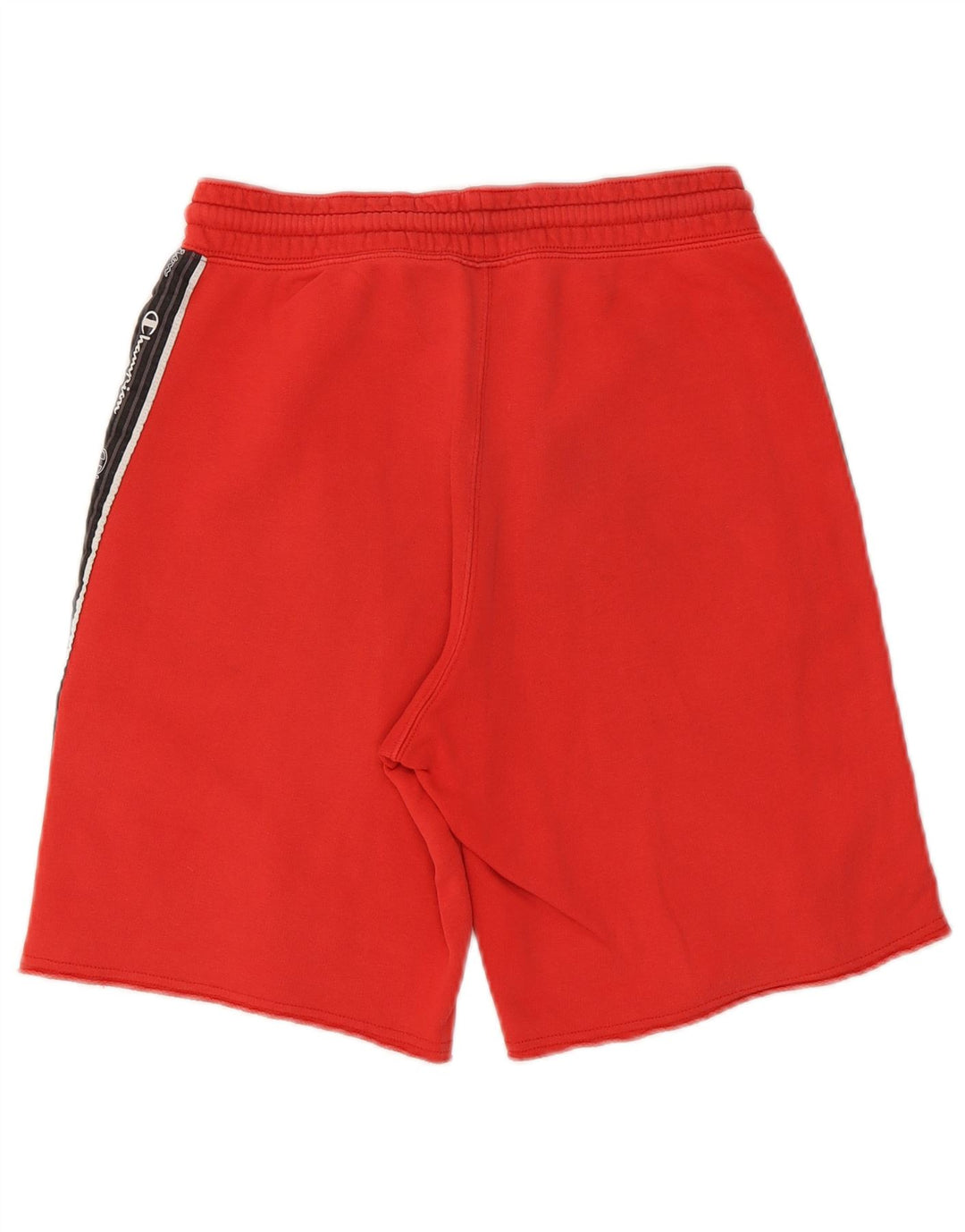 Shorts esportivos gráficos masculinos Champion pequeno bloco colorido vermelho