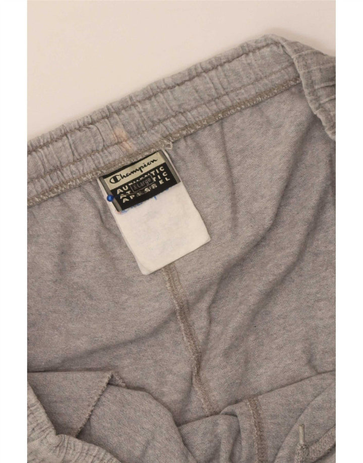 Shorts esportivos masculinos Champion XL cinza algodão
