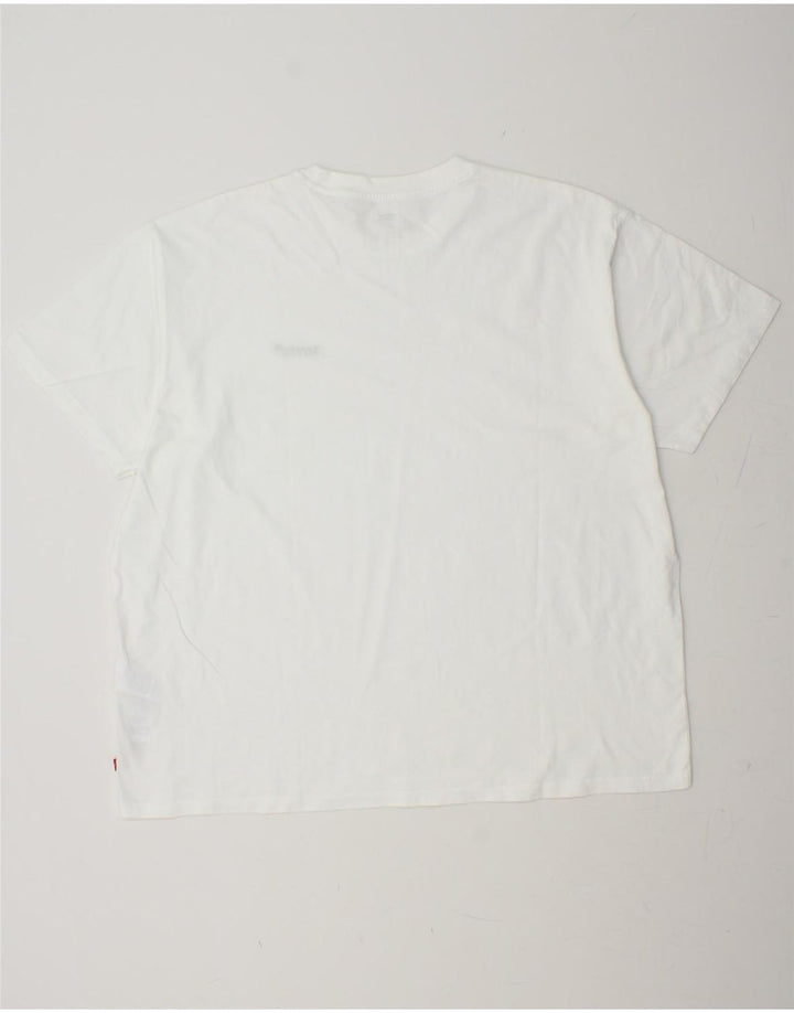 LEVI'S Mens Vintage Fit T-Shirt Top XL White Cotton Vintage Levi's and Second-Hand Levi's from Messina Hembry 