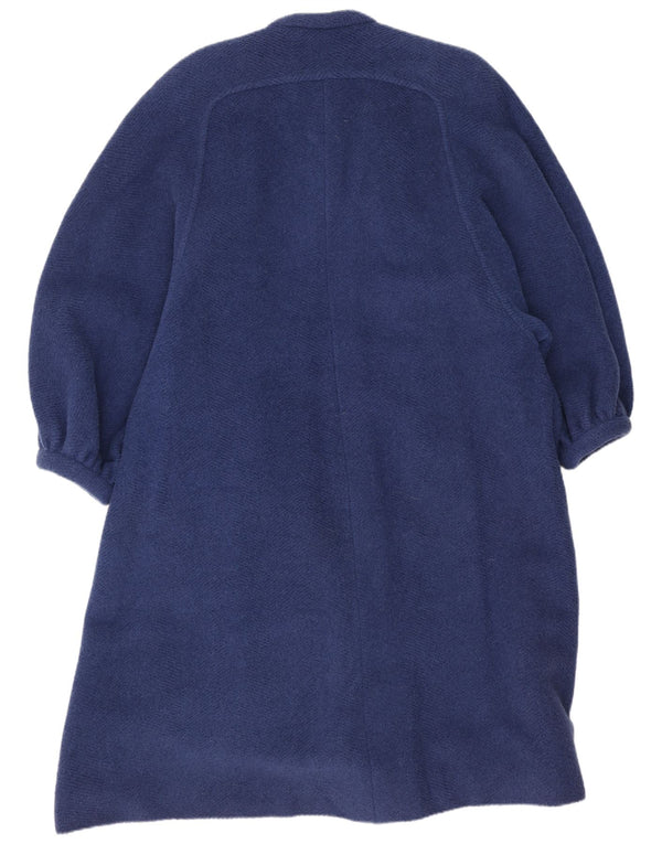 Sobretudo feminino Herno oversized IT 42 lã azul médio