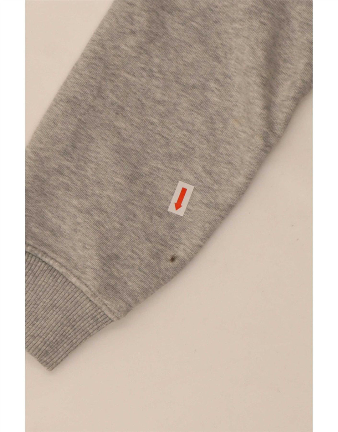 Suéter Tommy Hilfiger feminino cropped oversized Reino Unido 10 pequeno cinza