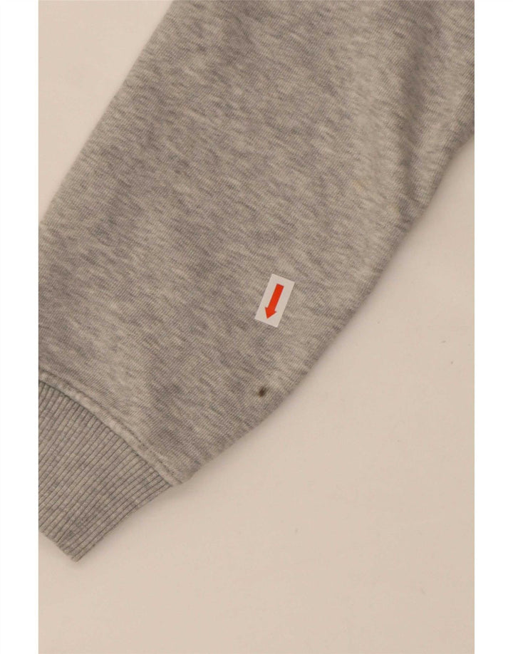Suéter Tommy Hilfiger feminino cropped oversized Reino Unido 10 pequeno cinza
