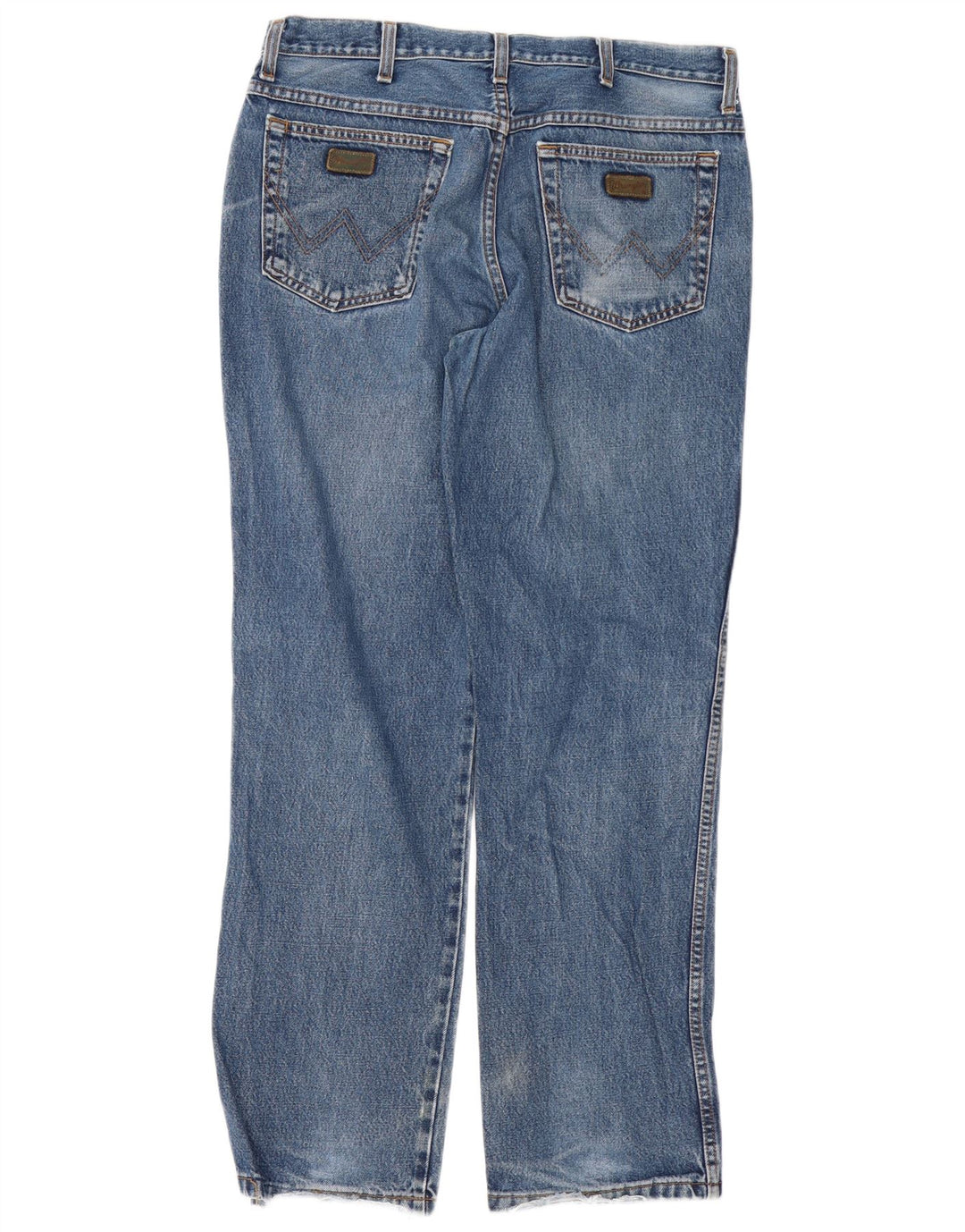 Wrangler Masculino Texas Straight Jeans W36 L32 Azul Algodão