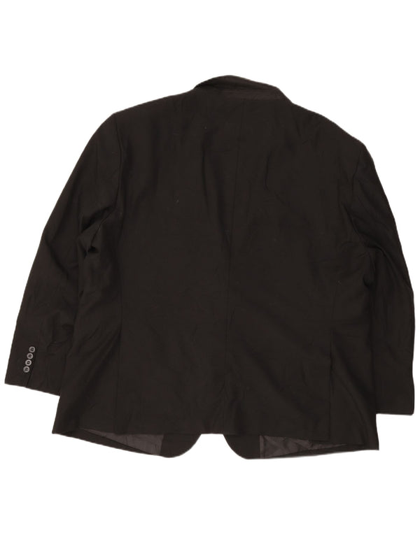 Jaqueta blazer masculina Nautica com 2 botões IT 52 XL poliéster preto