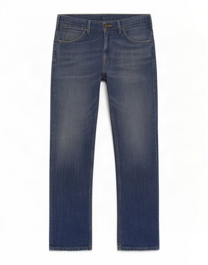 Calça jeans reta masculina Levi's W33 L32 azul algodão