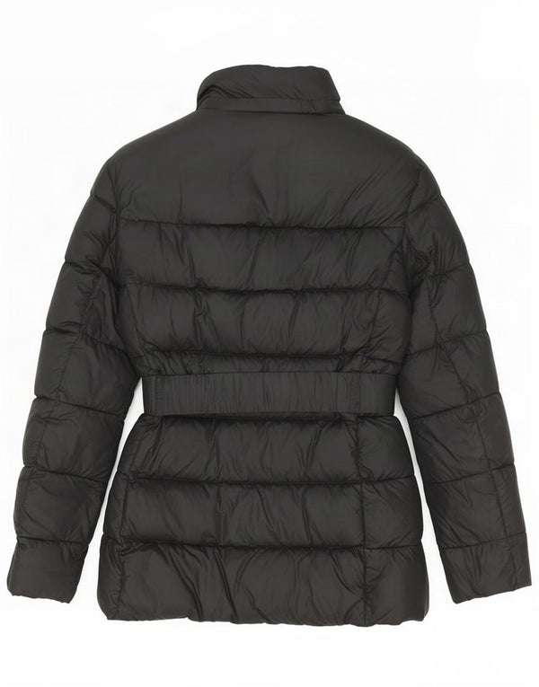 Jaqueta acolchoada feminina Zara UK 6 XS poliéster preto