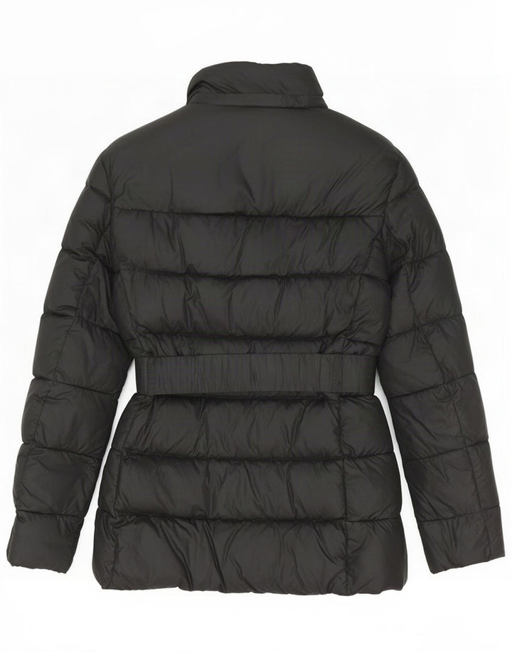 Jaqueta acolchoada feminina Zara UK 6 XS poliéster preto