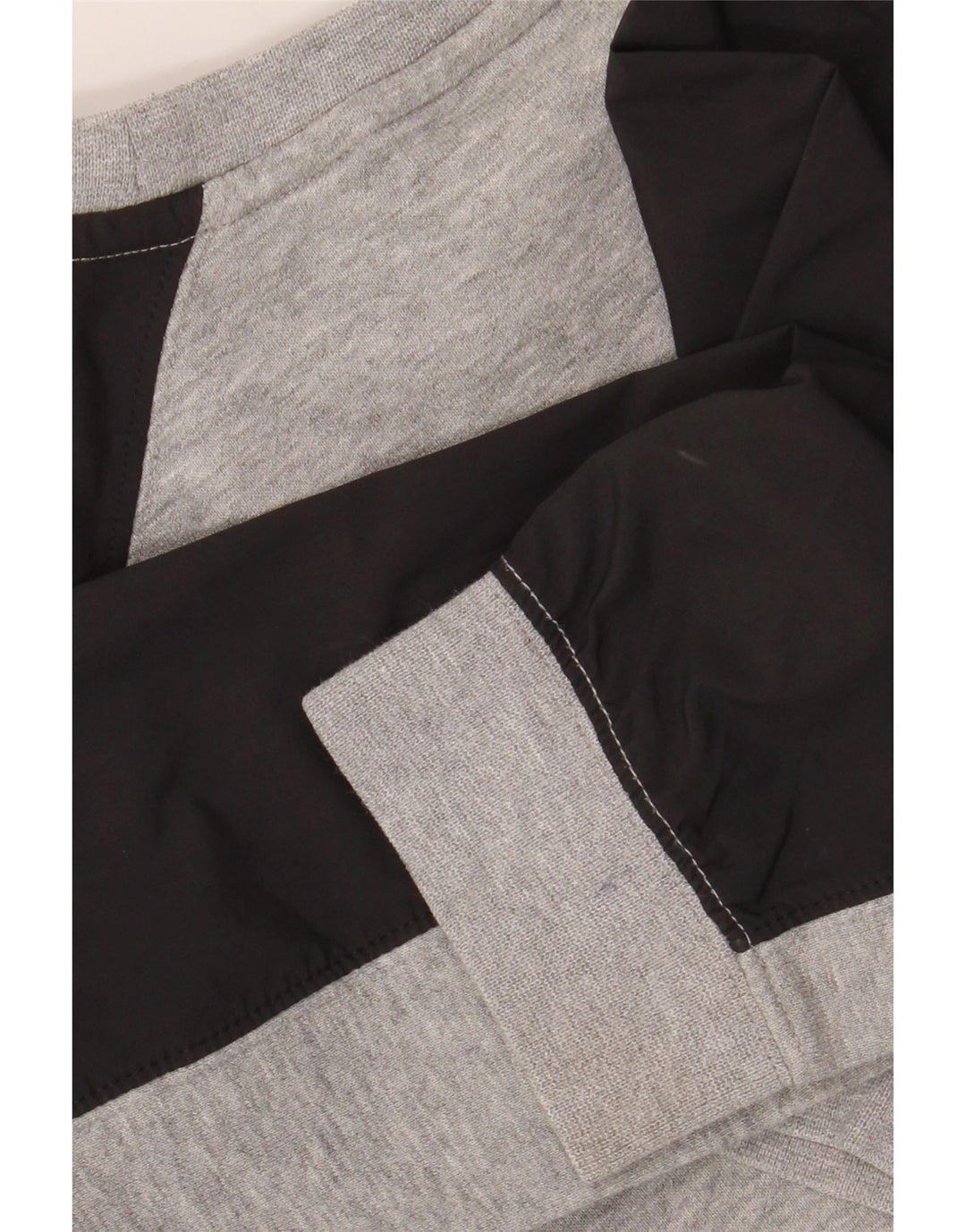 NIKE Boys Graphic Sweatshirt Jumper 10-11 Anos Médio Cinza Colourblock