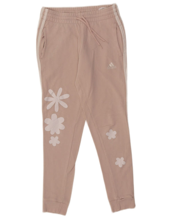 Calça Adidas Feminina Graphic Tracksuit Joggers UK 4/6 XS Rosa Floral