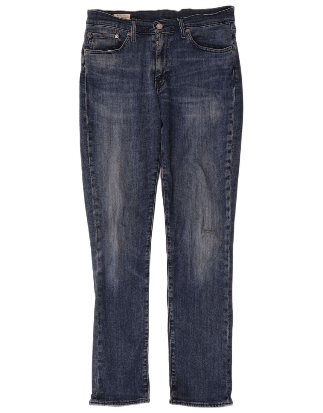 LEVI'S Masculino 511 Slim Jeans W32 L32 Azul Algodão