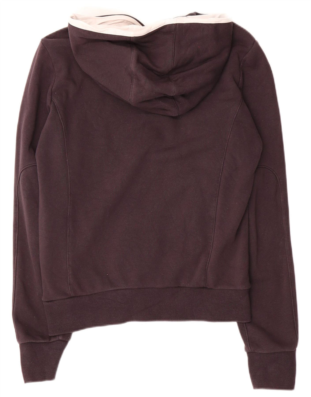 Suéter feminino Bikkembergs com capuz e gola redonda Reino Unido 14 algodão preto médio