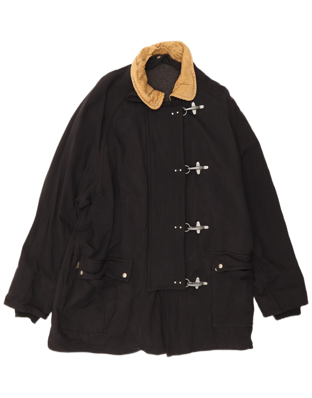 Casaco Duffle Feminino Fay UK 44 2XL Preto Clássico