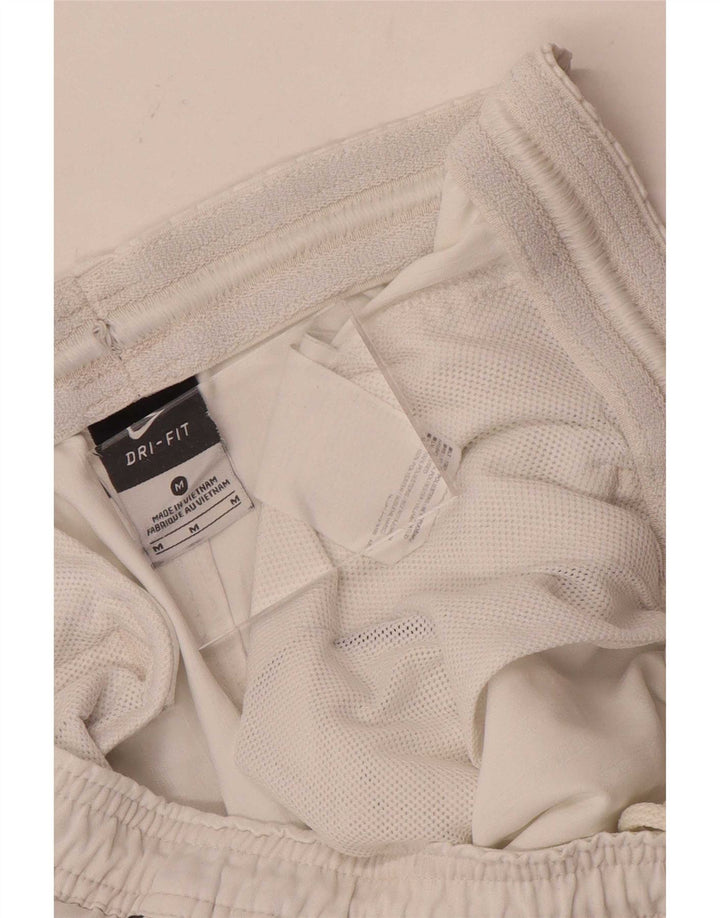 Nike Mens Dri Fit Sport Shorts Médio Branco Poliéster