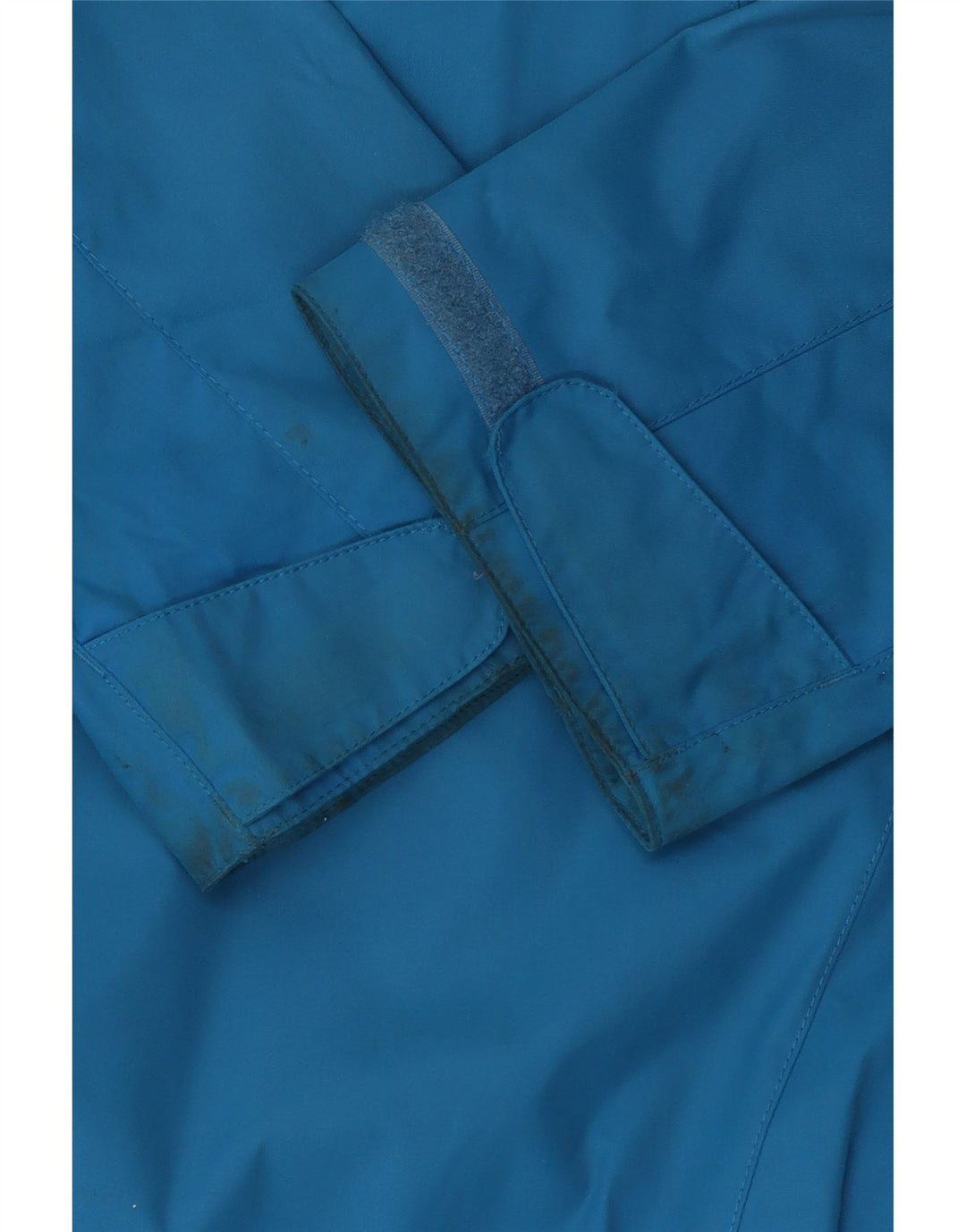 Jaqueta de chuva masculina JACK WOLFSKIN com capuz UK 40 grande azul poliamida