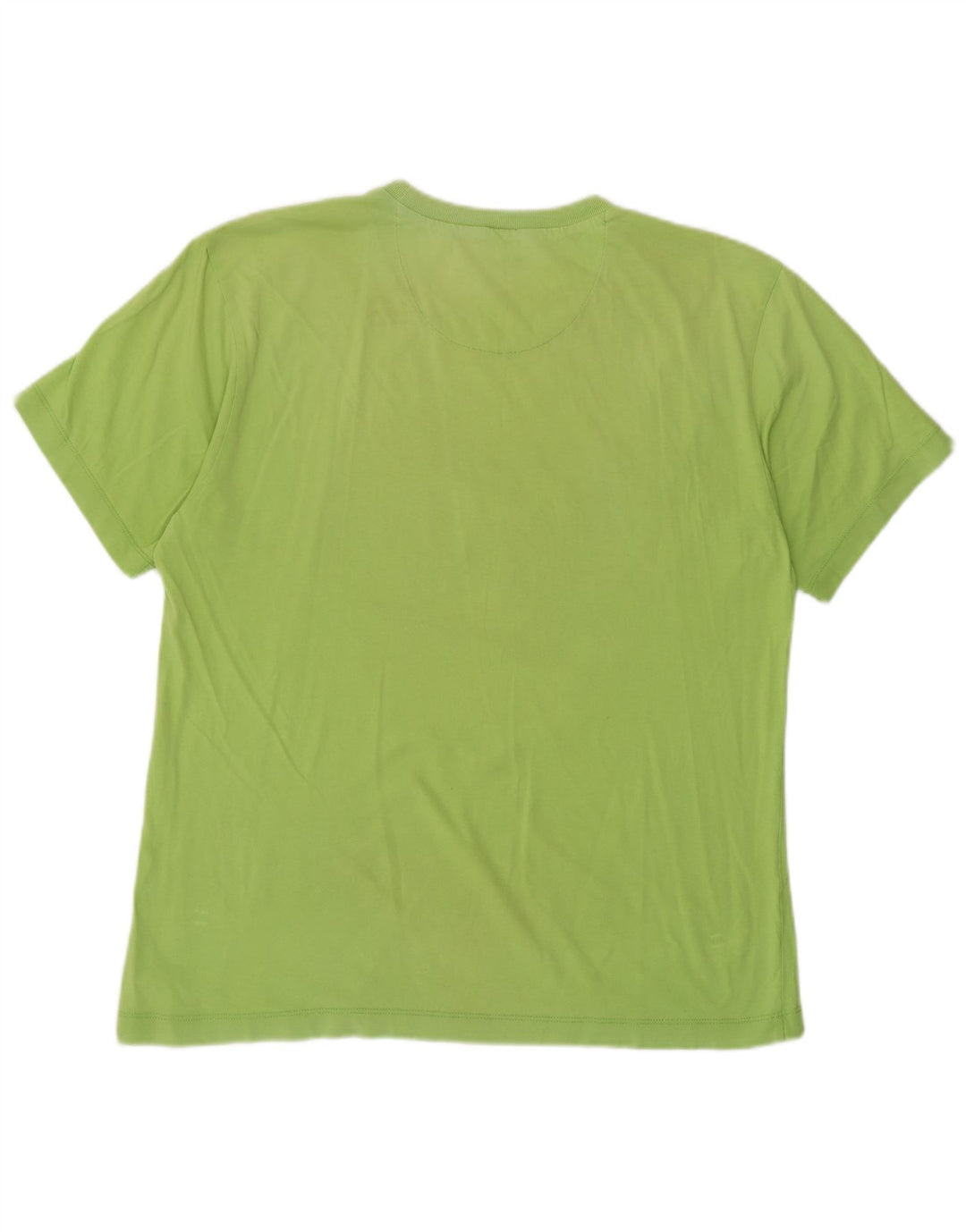 Camiseta gráfica masculina Champion verde médio