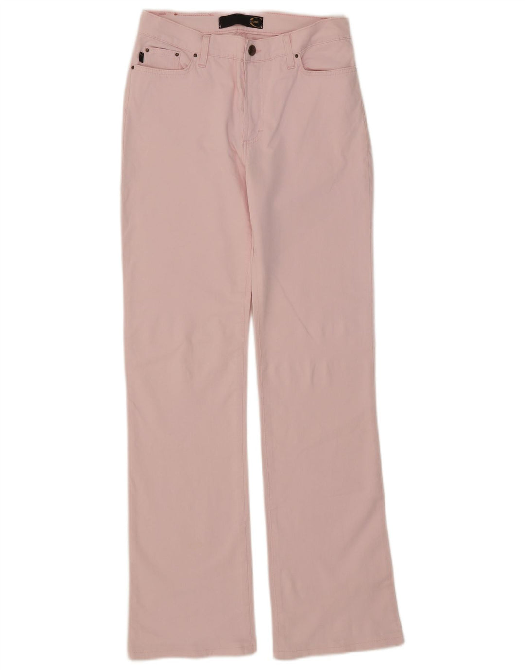 Jeans retos femininos Just Cavalli W29 L31 algodão rosa