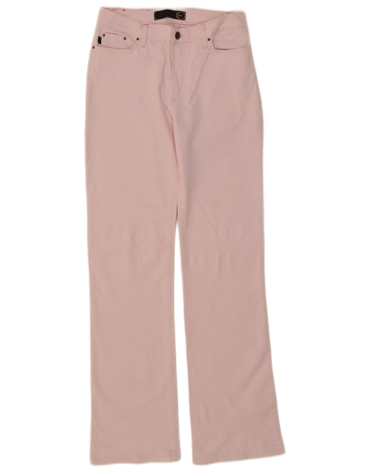 Jeans retos femininos Just Cavalli W29 L31 algodão rosa