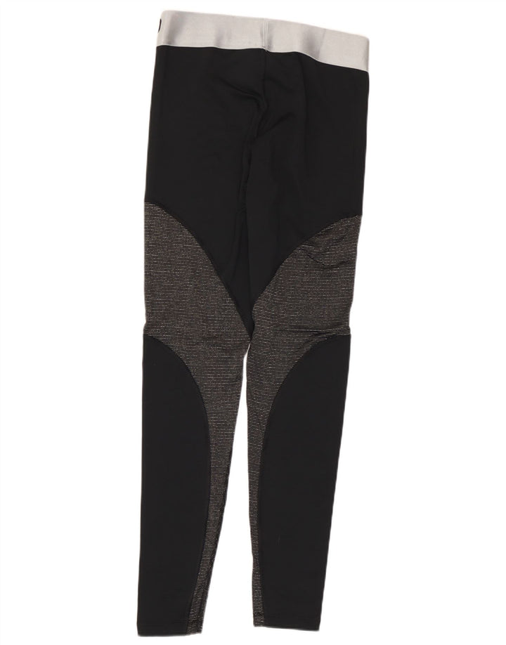 Leggings Nike Dri Fit Graphic UK 12 Médio Preto Colorblock