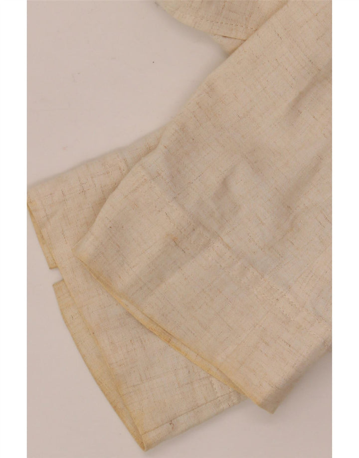 Jaqueta blazer feminina Marks & Spencer com 4 botões Reino Unido 16 grande bege viscose