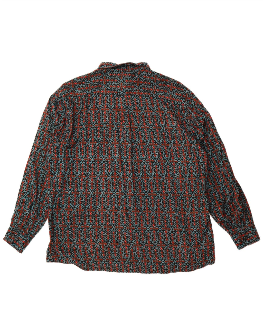 Camisa oversized feminina Club D'Amingo IT 45/46 grande multicolorida geométrica