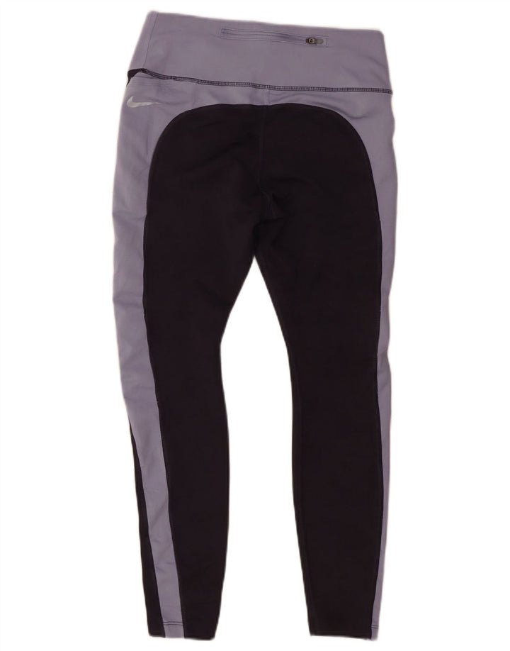 Leggings Nike Dri Fit UK 14 Médio Roxo Colorblock