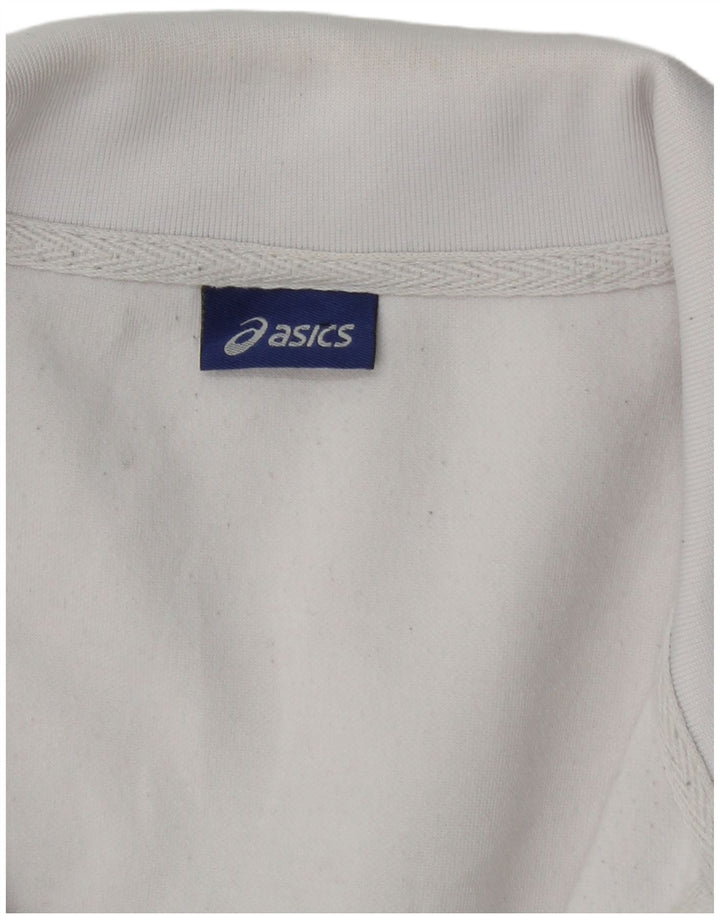 Asics Mens Tracksuit Top Jacket XL Preto Colourblock Poliéster