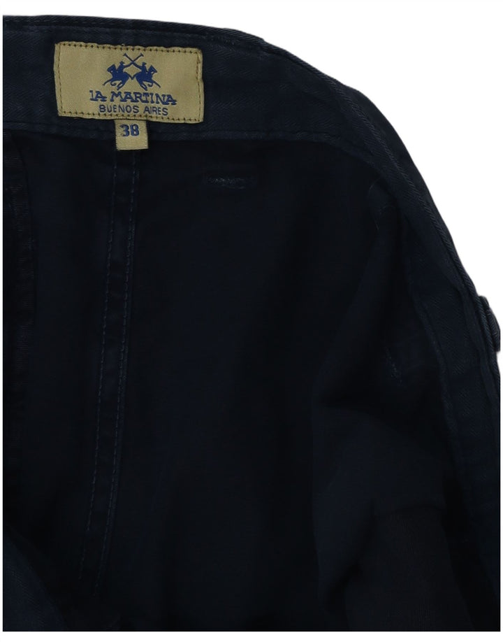 Shorts Chino Masculino LA MARTINA W38 XL Azul Marinho