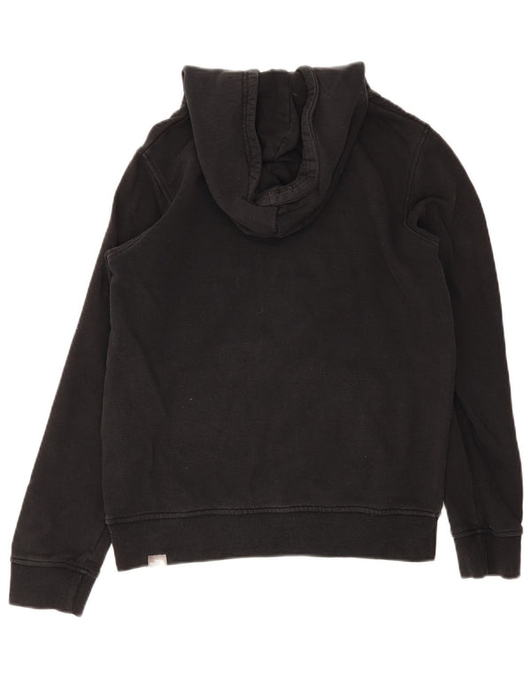 Suéter com capuz gráfico The North Face Girls 13-14 anos XL preto algodão