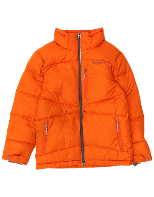 Jaqueta Columbia Boys Omni-Heat acolchoada 10-11 anos poliéster laranja médio