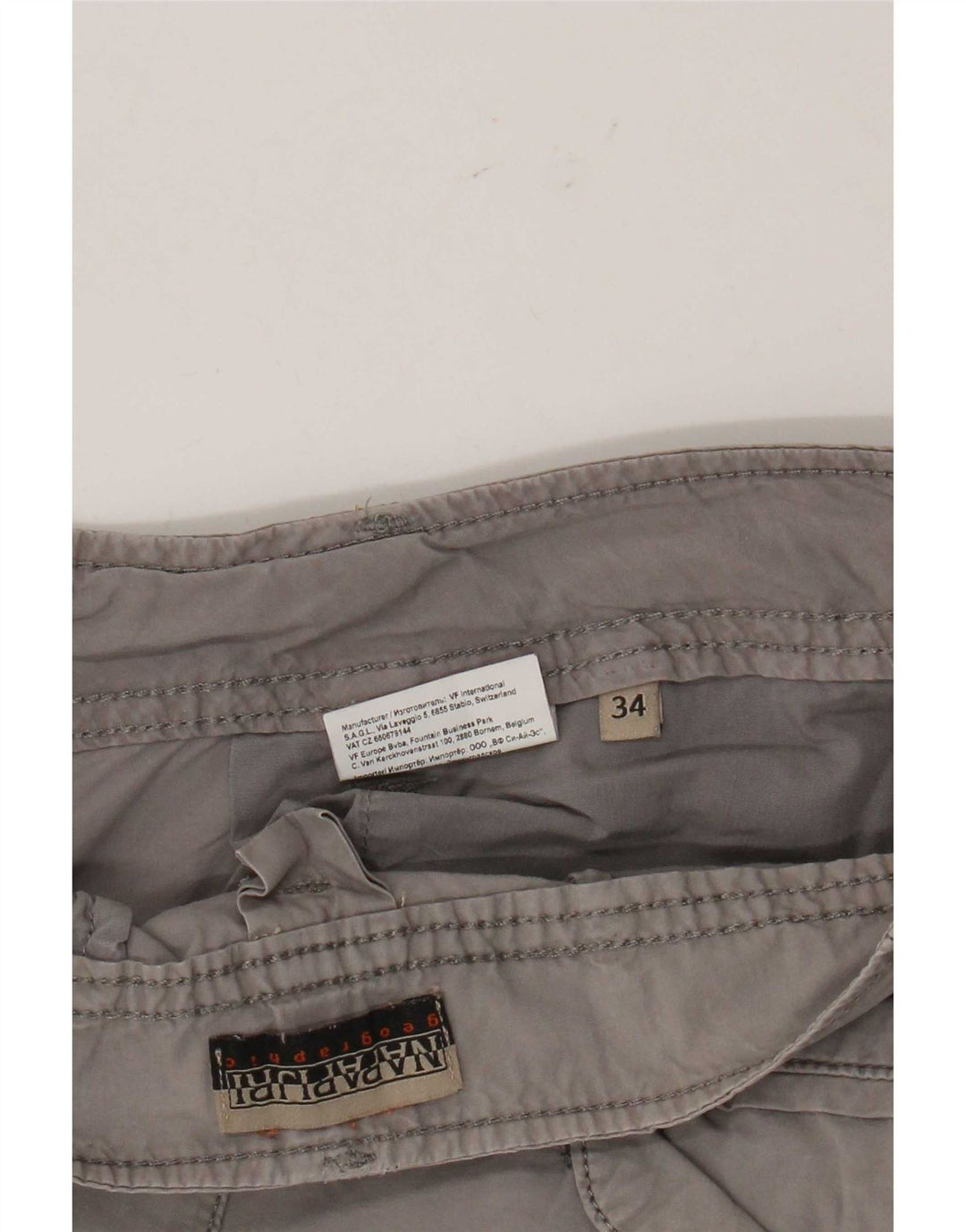 Shorts cargo masculino Napapijri W34 grande cinza