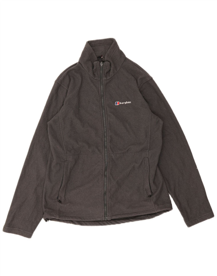 Jaqueta masculina de treino BERGHAUS poliéster cinza médio