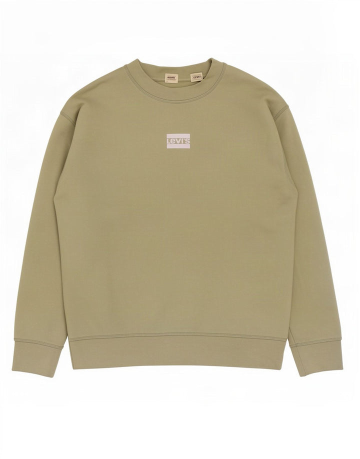 Moletom masculino Levi's Jumper médio verde algodão